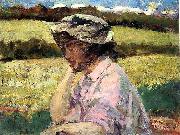 James Carroll Beckwith Lost in Thought France oil painting artist